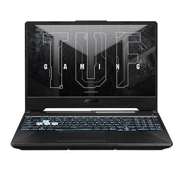 מחשב נייד 15.6 אינץ' אי.אם.די רייזן 5 אסוס Asus FA506NC-HN039 TUF Gaming A15 FA506 15.6 Inch FHD+ 144Hz IPS AMD Ryzen 5 7535HS 6 Cores 19MB Cache 4.55GHz Nvidia GeForce RTX 3050 4GB GDDR6 16GB DDR5 1TB NVMe RJ45 Free Dos